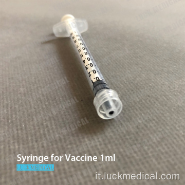 Siringa del vaccino da 1 ml senza blocco Luer